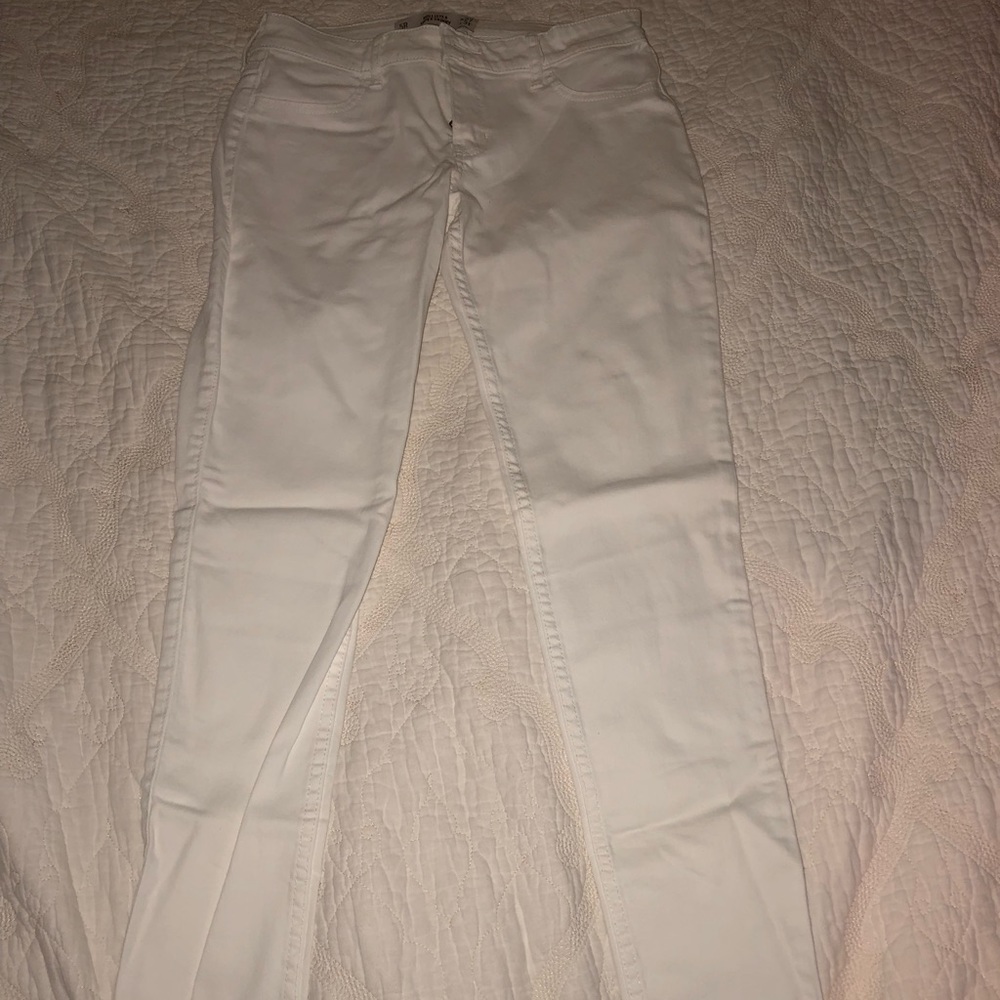 Hollister Super Skinny white Jeans Size 5